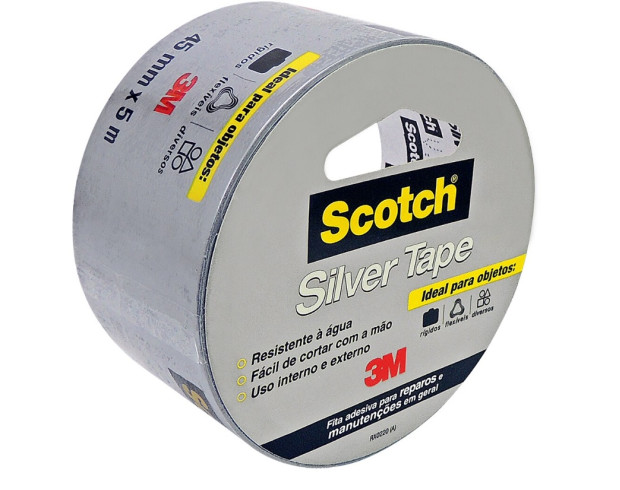 Fita Silver Tape 3M Scotch - 45 mm x 5 m 